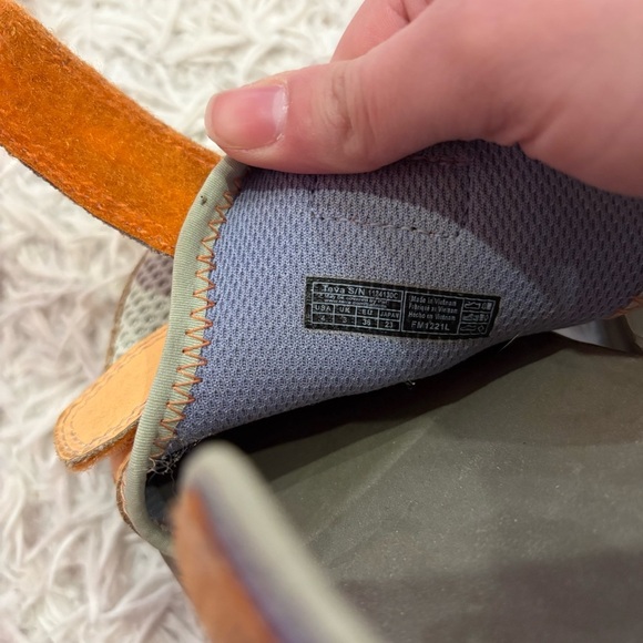 Teva Hurricane Seekado sandals purple orange‎ size kids 4 - Picture 8 of 9